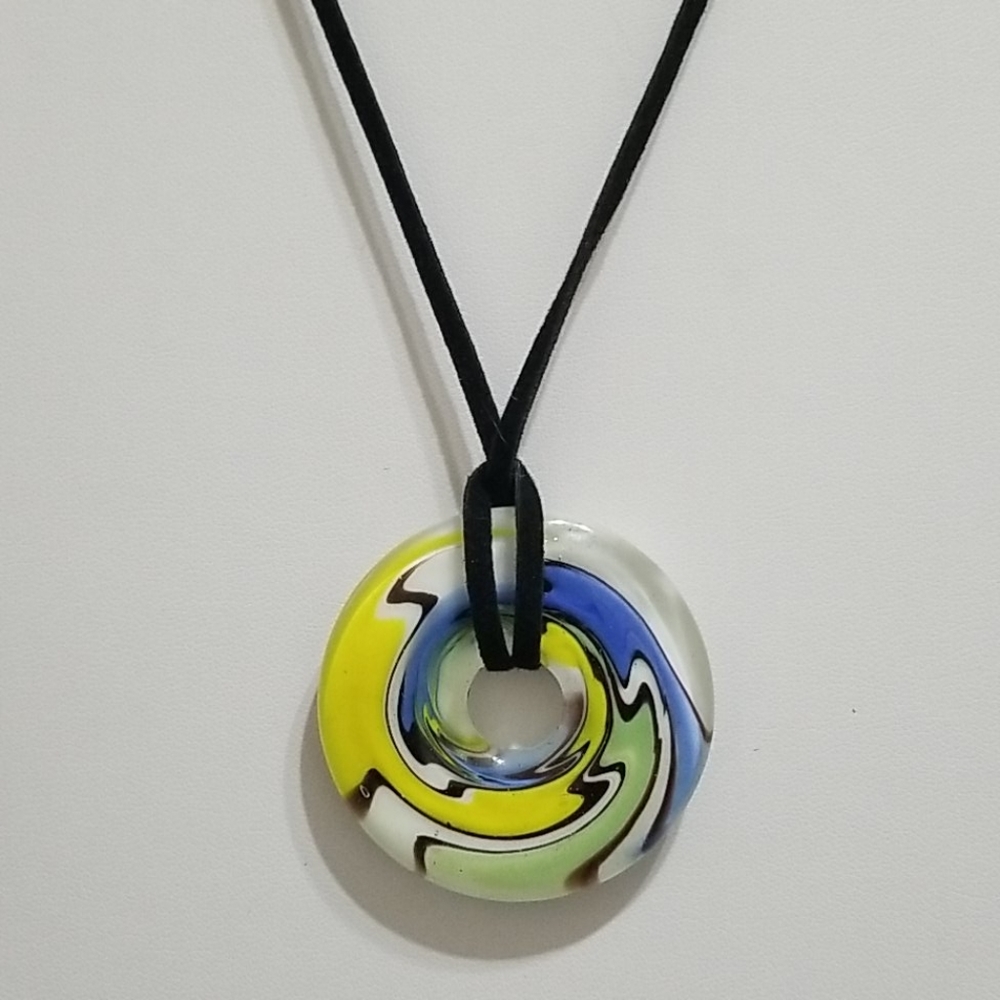 Multicolored Pendant Necklace